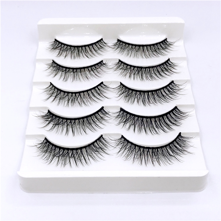 New 5 /8/9 pairs natural false eyelashes fake lashes long makeup 3d mink lashes eyelash extension mink eyelashes for beauty 03