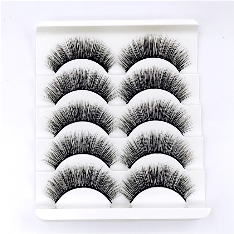 New 5 /8/9 pairs natural false eyelashes fake lashes long makeup 3d mink lashes eyelash extension mink eyelashes for beauty 03
