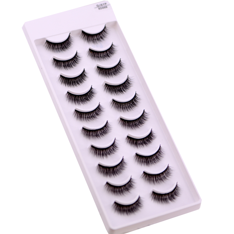 New 5 /8/9 pairs natural false eyelashes fake lashes long makeup 3d mink lashes eyelash extension mink eyelashes for beauty 03