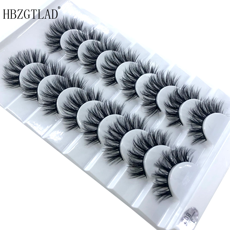 New 5 /8/9 pairs natural false eyelashes fake lashes long makeup 3d mink lashes eyelash extension mink eyelashes for beauty 03