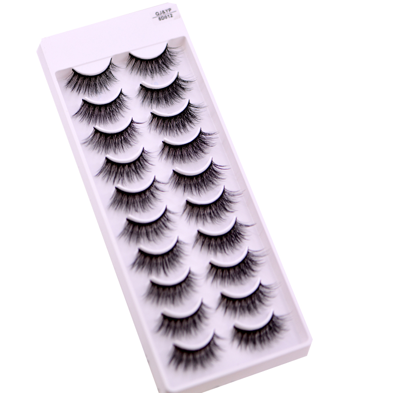 New 5 /8/9 pairs natural false eyelashes fake lashes long makeup 3d mink lashes eyelash extension mink eyelashes for beauty 03
