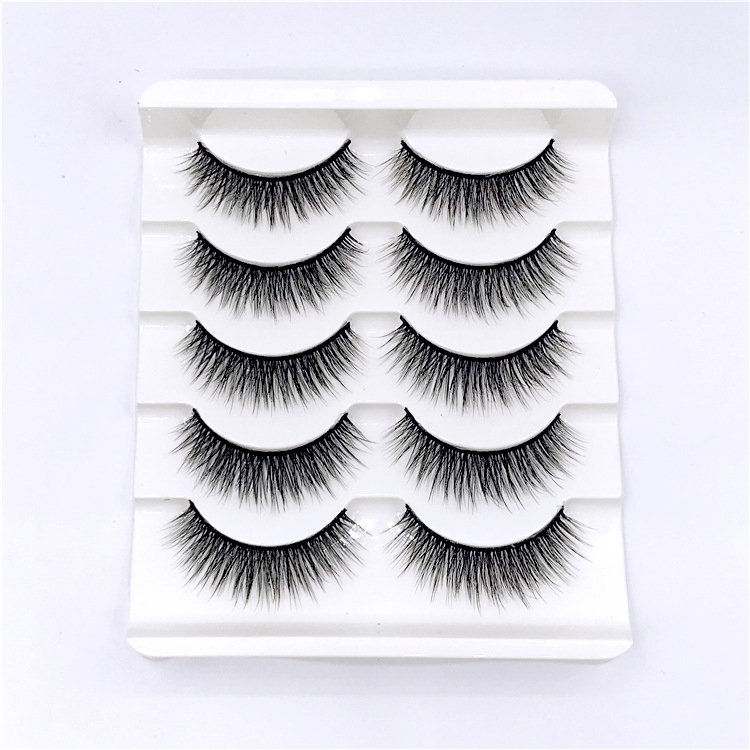 New 5 /8/9 pairs natural false eyelashes fake lashes long makeup 3d mink lashes eyelash extension mink eyelashes for beauty 03