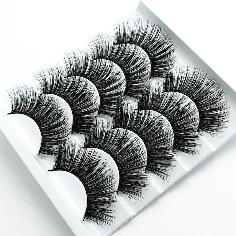 New 5 /8/9 pairs natural false eyelashes fake lashes long makeup 3d mink lashes eyelash extension mink eyelashes for beauty 03