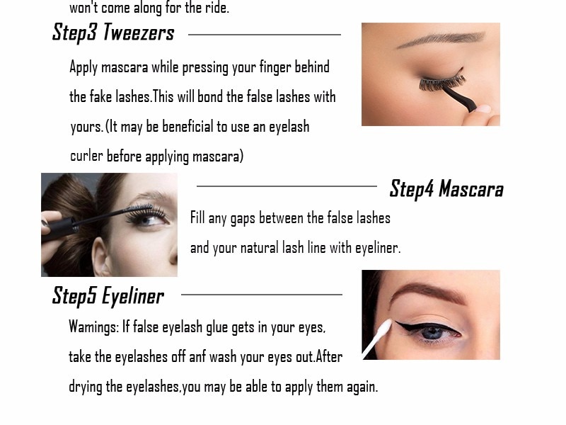 LANJINGLIN 4 pairs mink eyelashes false lashes mink 3d fake eyelash extension make up cilios natural long cruelty free lash