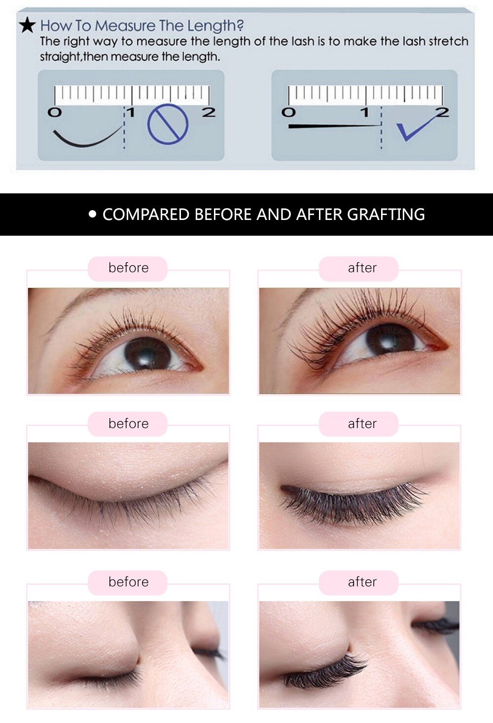 NAGARAKU Fast Shipping16rows/case 7~15mm mix premium natural synthetic mink individual eyelash extension makeup maquiagem cilios