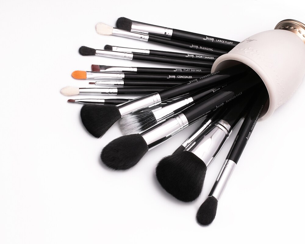 Jessup Pro 15pcs Makeup Brushes Set Black/Silver Cosmetic Make up Powder Foundation Eyeshadow Eyeliner Lip Brush Tool beauty Jessup Pro 15pcs Makeup Brushes Set Black/Silver Cosmetic Make up Powder Foundation Eyeshadow Eyeliner Lip Brush Tool beauty