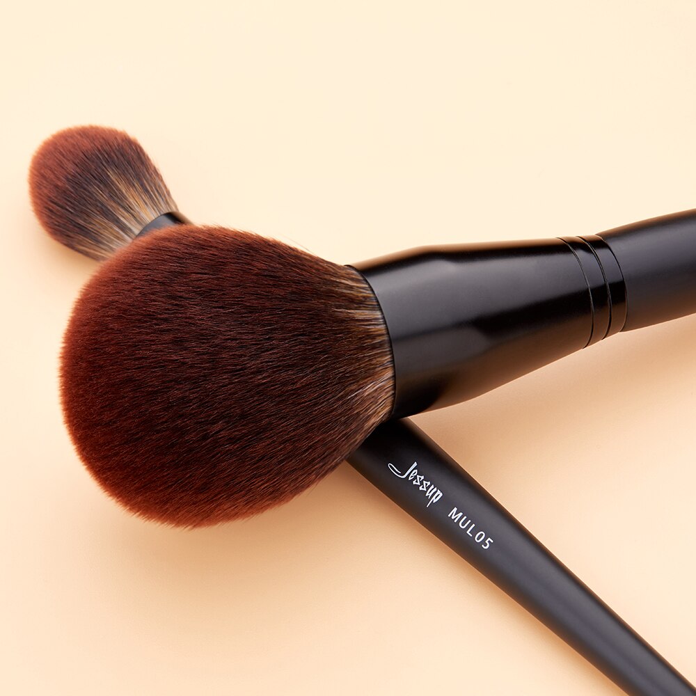 Jessup Makeup brushes brushes Phantom Black 3-21pcs Foundation brush Powder Concealer Eyeshadow Synthetic hair