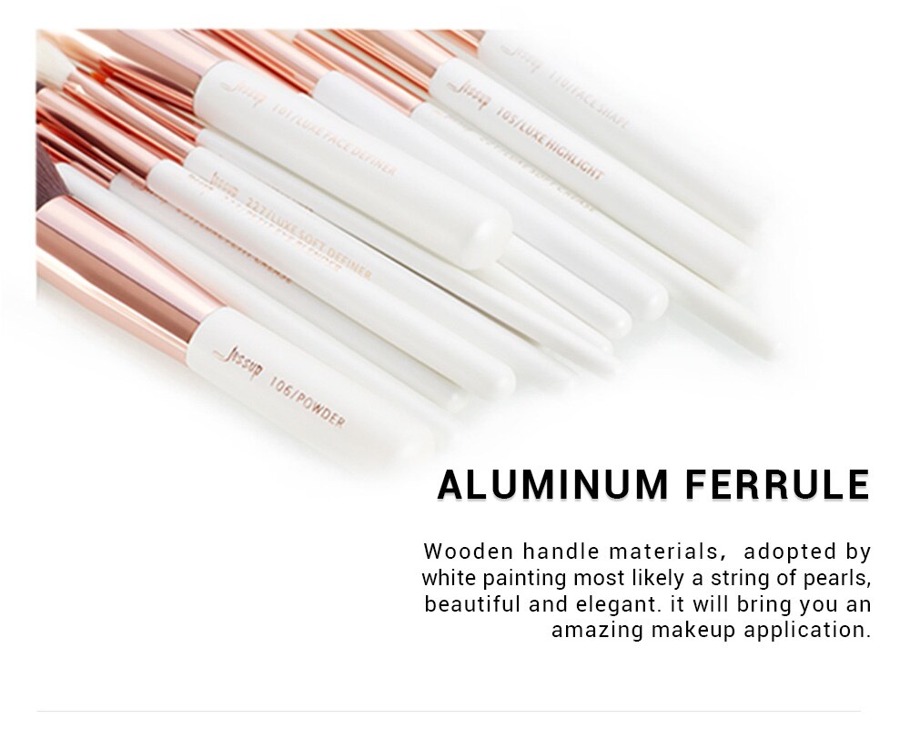 Jessup Beauty Makeup Brushes Kit 15pcs Natural-synthetic Hair pinceau maquillage Blending Powder Liner Cosmetics Tool T222 Jessup Beauty Makeup Brushes Kit 15pcs Natural-synthetic Hair pinceau maquillage Blending Powder Liner Cosmetics Tool T222