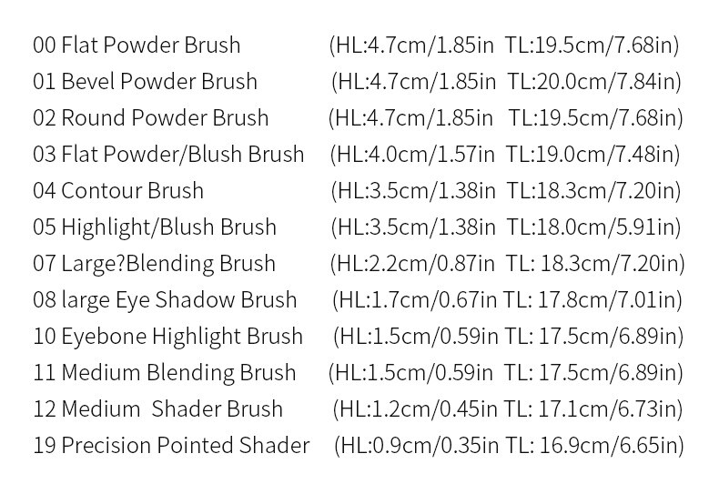 OVW Pro Makeup Brushes Set Eye Shadow Foundation Powder Eyeliner Eyelash Lip Make Up Brush Cosmetic Beauty Tool Kit Hot