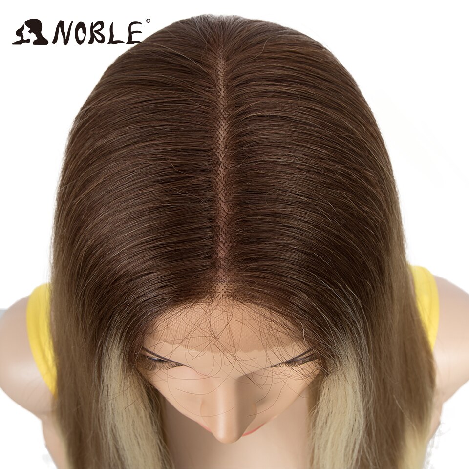 Noble Cosplay Wigs For Black Women Straight Synthetic Lace Front Hair 38 Inch Ombre Lace Front Wig Cosplay Blonde Lace Front Wig