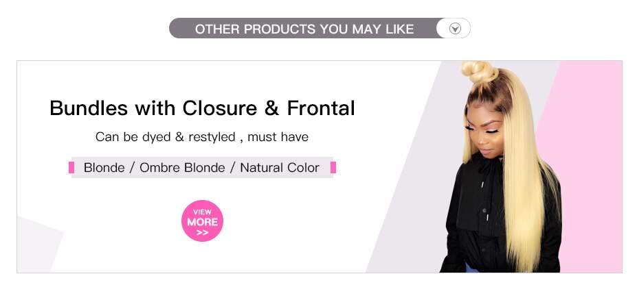 Facebeauty 1B/613 Honey Blonde Brazilian Straight Remy Human Hair 3 Bundles with Lace Closure,Blonde Ombre Bundles with Closure