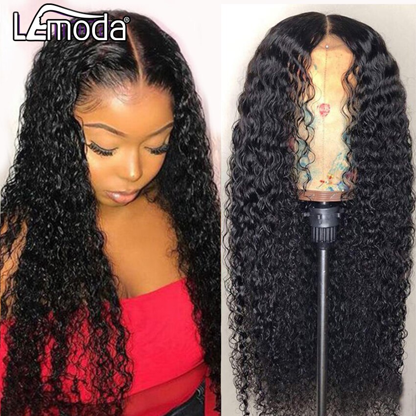 HD Lace Wig 13x6 13x4 Curly Lace Front Human Hair Wigs 360 Lace Frontal Wig Lemoda Brazilian Curly Hair 30Inch Closure Wig