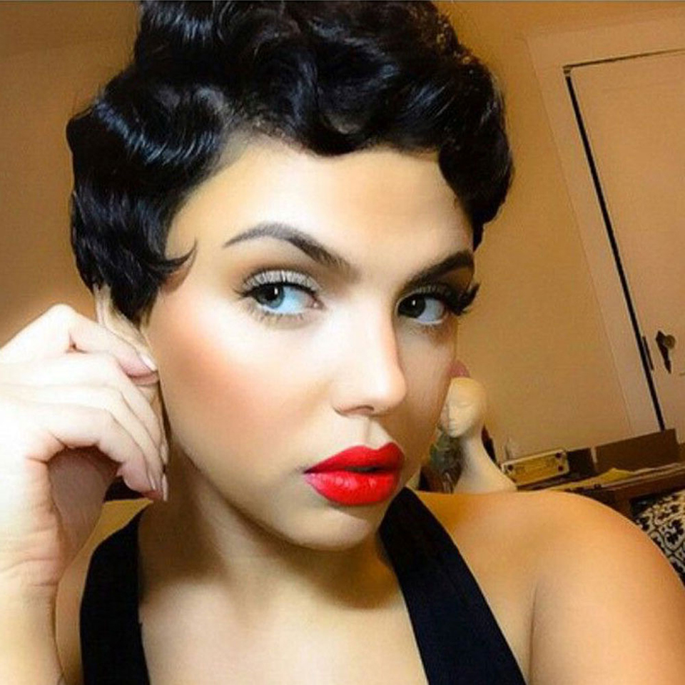 HOUYAN 6Inches Long Afro Kinky Curly Wigs for Black Blonde Mixed Brown Heat Resistant Hair