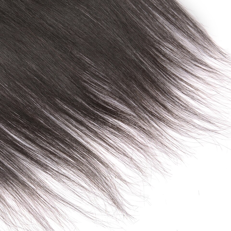 HairUGo Brazilian Lace Closure Wig Human Hair Wigs Non-Remy Straight Wigs For Black Women 4*4 Lace Closure Wig Pre Plucked 150%