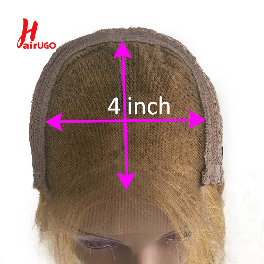 HairUGo 4x4 Lace Closure Wigs 99J Brazlian Remy Straight Lace Closure Human Hair Wigs For Black Women Human Hair Wig Pre Plucked