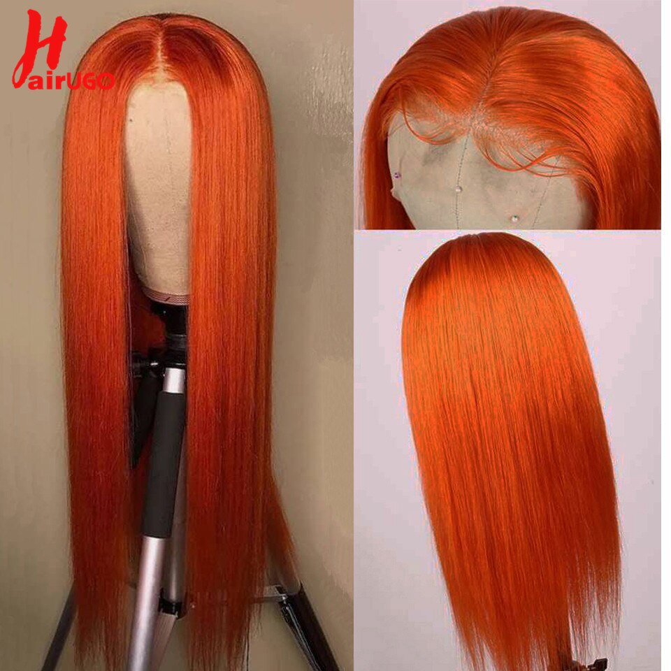 HairUGo 4x4 Lace Closure Wigs 99J Brazlian Remy Straight Lace Closure Human Hair Wigs For Black Women Human Hair Wig Pre Plucked