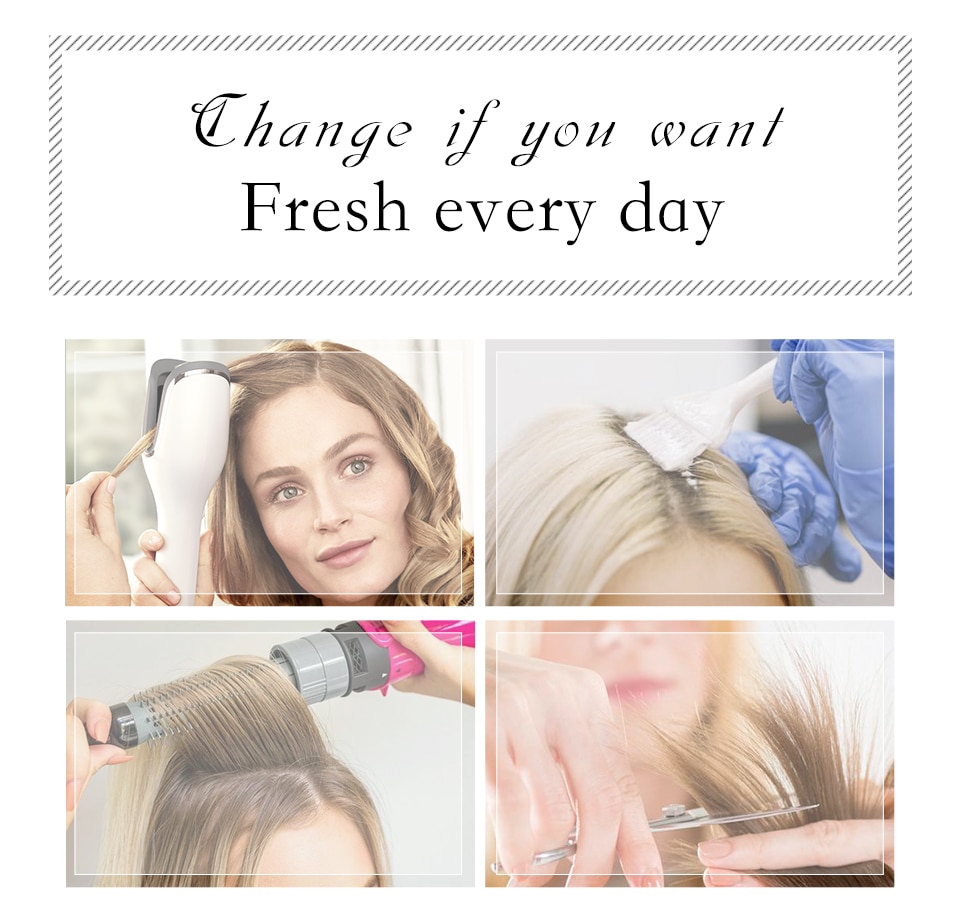 ALAN EATON Synthetic Wigs Long Straight Layered Hairstyle Ombre Black Brown Blonde Gray Ash Full Wigs with Bangs for Black Women