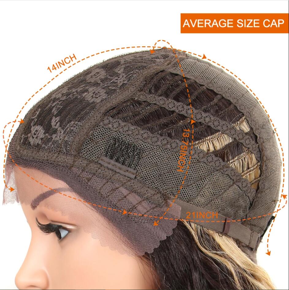 Noble Cosplay Synthetic Lace Front Wig Long Wig Cosplay Curly 42 Inch Ombre Blonde color Wig Synthetic Lace Front Wig For Women