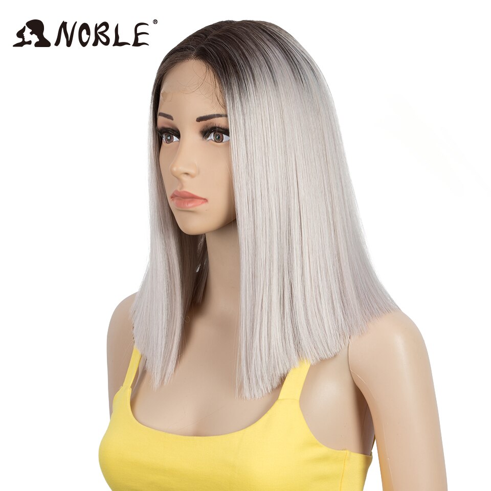 Noble Cosplay Synthetic Lace Front Wig Short Bob Straight 14 Inch Pink Lace Front Blonde Wigs Lace front Wigs For Black Women Noble Cosplay Synthetic Lace Front Wig Short Bob Straight 14 Inch Pink Lace Front Blonde Wigs Lace front Wigs For Black Women