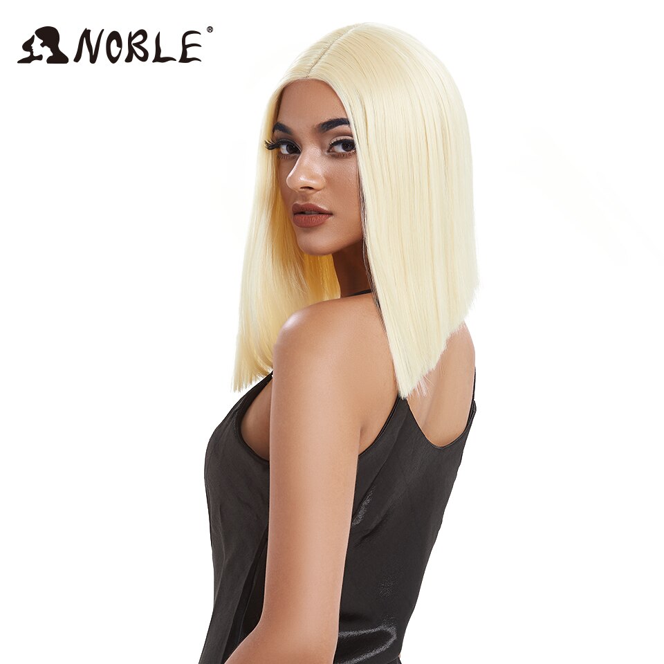 Noble Cosplay Synthetic Lace Front Wig Short Bob Straight 14 Inch Pink Lace Front Blonde Wigs Lace front Wigs For Black Women Noble Cosplay Synthetic Lace Front Wig Short Bob Straight 14 Inch Pink Lace Front Blonde Wigs Lace front Wigs For Black Women