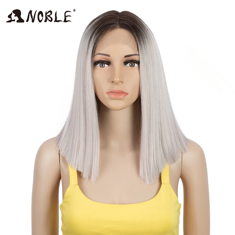 Noble Cosplay Synthetic Lace Front Wig Short Bob Straight 14 Inch Pink Lace Front Blonde Wigs Lace front Wigs For Black Women Noble Cosplay Synthetic Lace Front Wig Short Bob Straight 14 Inch Pink Lace Front Blonde Wigs Lace front Wigs For Black Women