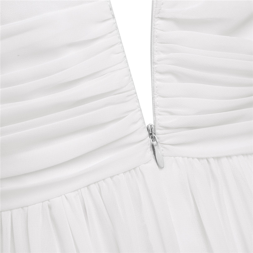 TiaoBug New Arrival Special Occasion Dresses V Neck Elegant 2020 Women Ladies Bridesmaid Princess Chiffon Summer Long Dresses