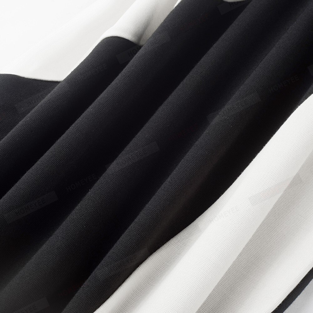 Vintage Women Patchwork Asymmetrical Collar Dress Elegant Casual Work Office Sheath Slim Dress EB517