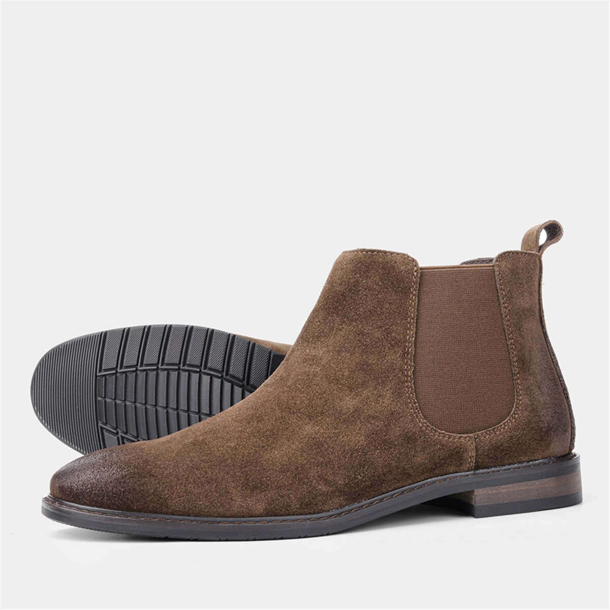 39~46 men boots fashion comfortable 2021 brand genuine leather chelsea boots #KD463