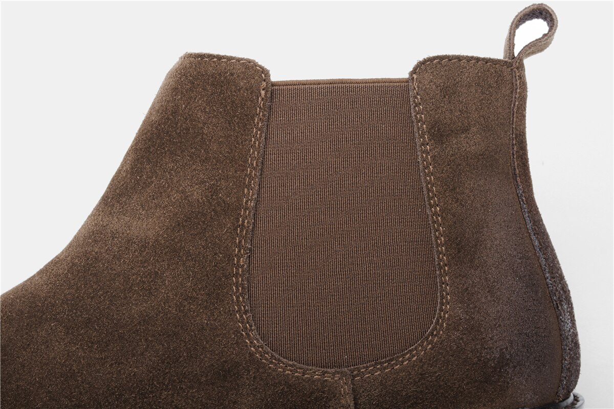 39~46 men boots fashion comfortable 2021 brand genuine leather chelsea boots #KD463