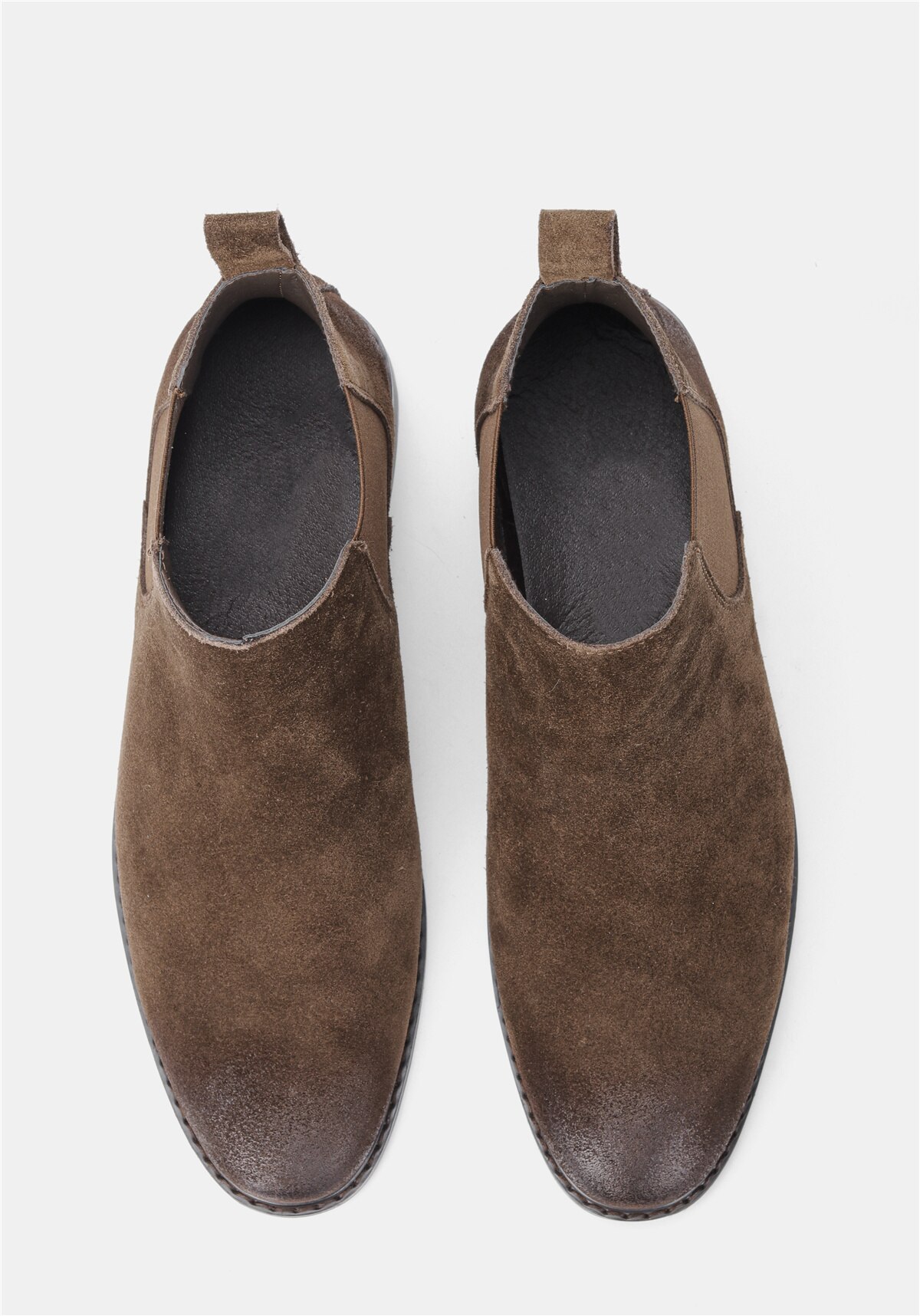 39~46 men boots fashion comfortable 2021 brand genuine leather chelsea boots #KD463