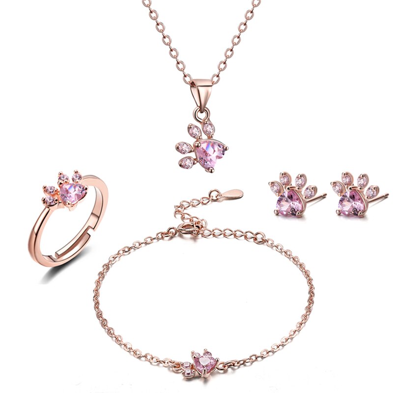 3 PCS Luxury Wedding Bridal Jewelry Sets for Women Necklace Bracelet Australia Crystal Long Earring Set Elastic 11.11 Sale