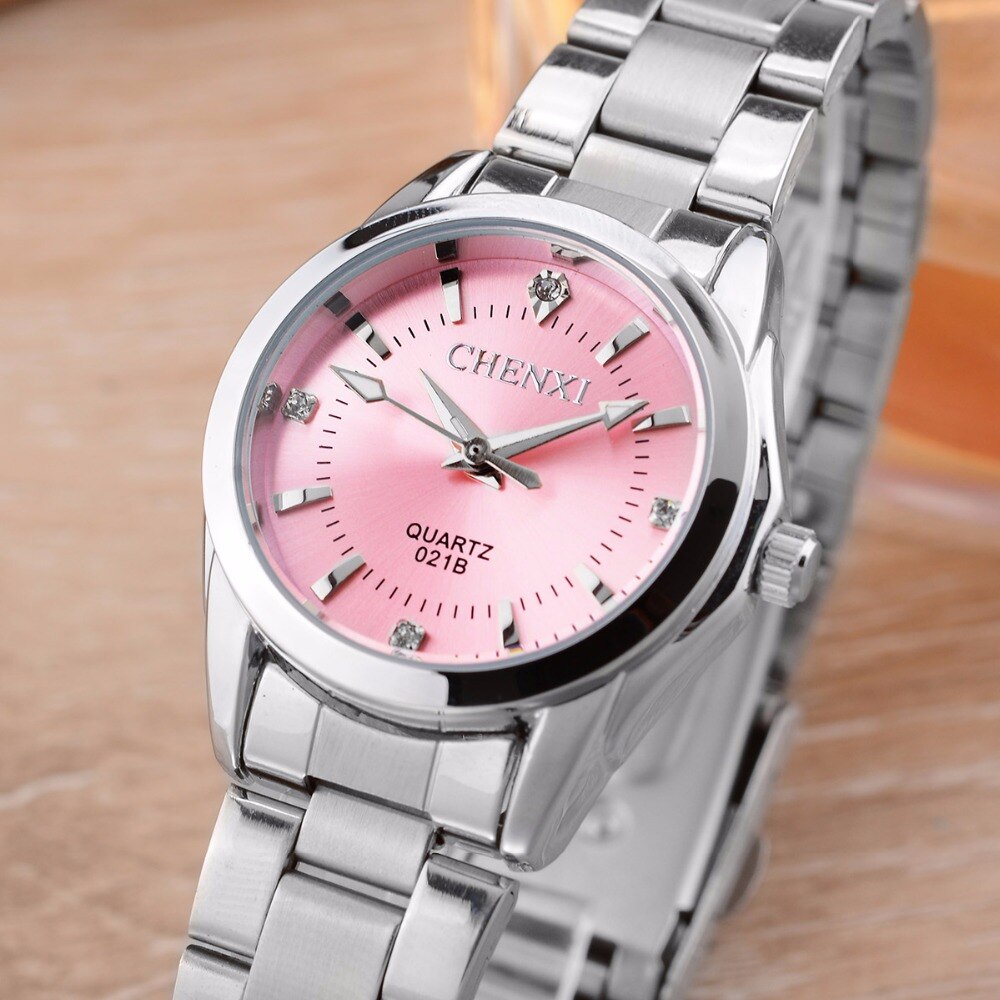 6 Fashion colors CHENXI CX021B Brand relogio Luxury Women's Casual watches waterproof watch women fashion Dress Rhinestone watch