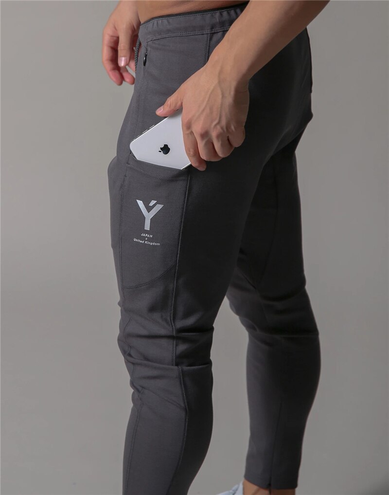 2020 Y Brand Mens Sweatpants Joggers Running Sports Jogging Pants Men Trouser Tracksuit Gym Pants Fitness Bodybuilding Men Pants