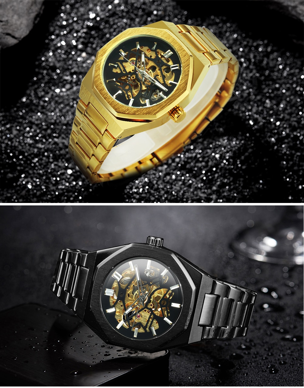 Golden Mechanic Luxury Aviator Men’s Watch Golden Mechanic Luxury Aviator Men’s Watch