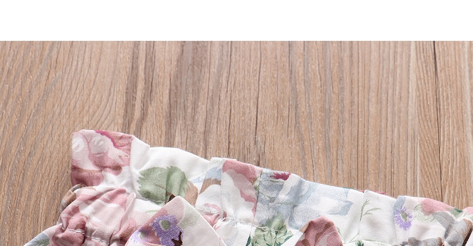 Baby Girls Long Sleeve Romper Pants Hairband Set