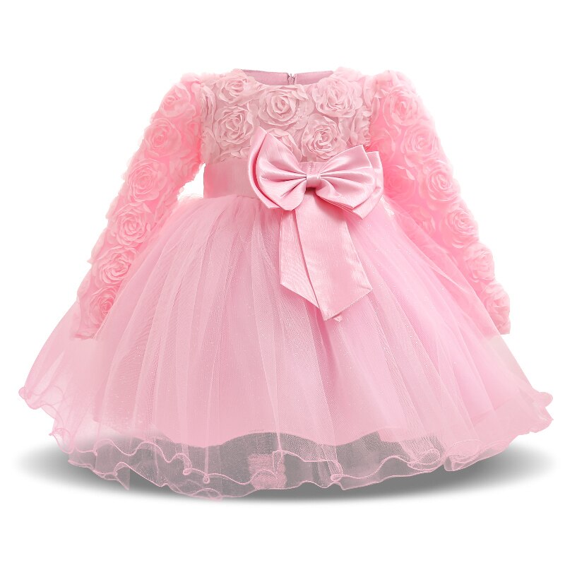 Baby Girl's Long Sleeve Party Dress
