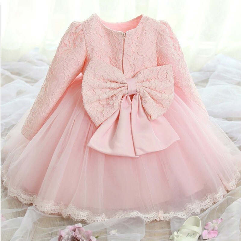 Baby Girl's Long Sleeve Party Dress