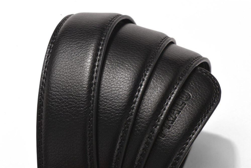 Men's Automatic Buckle Leather Belt Men's Automatic Buckle Leather Belt