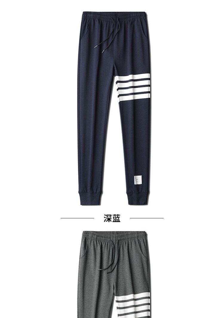 2020 New Cotton Hip Hop Men's streetwear Pants Fashion Pencil Pants Men ankle-length Drawstring Trousers For Men Casual Joggers