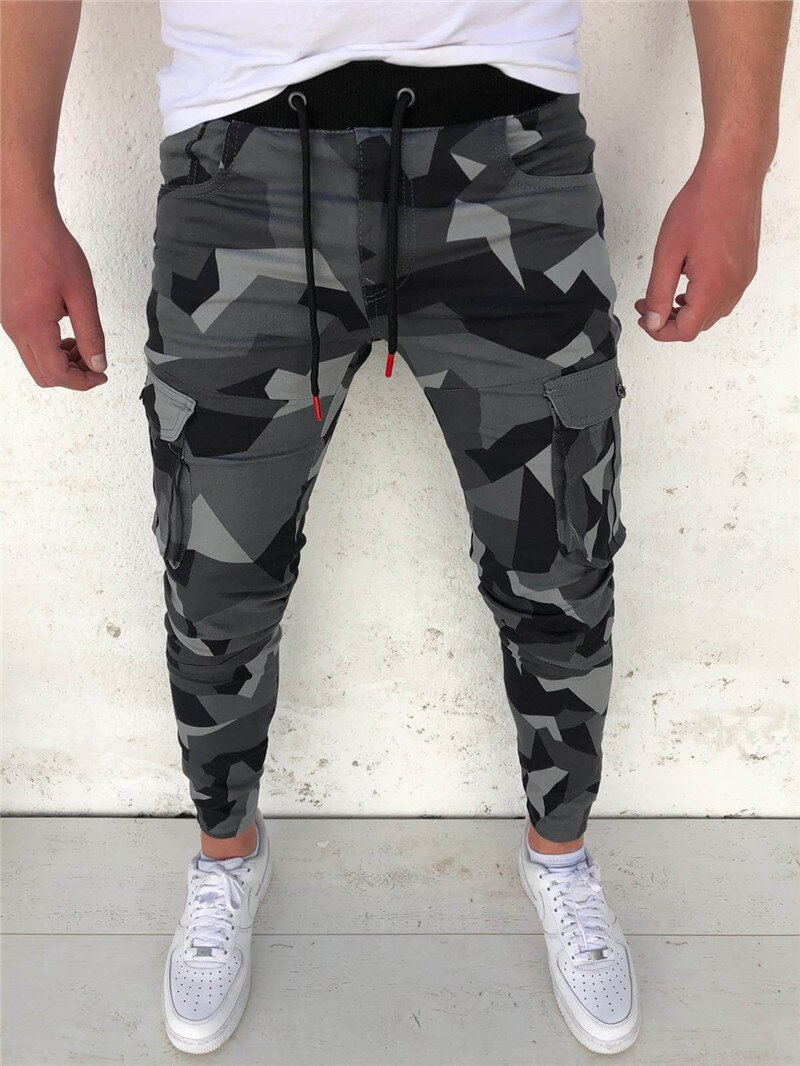 2020 New Men's Camouflage Pants Men Bodybuilding Joggers Sweatpants Autumn Streetwear Male Fitness Casual Sports Trousers