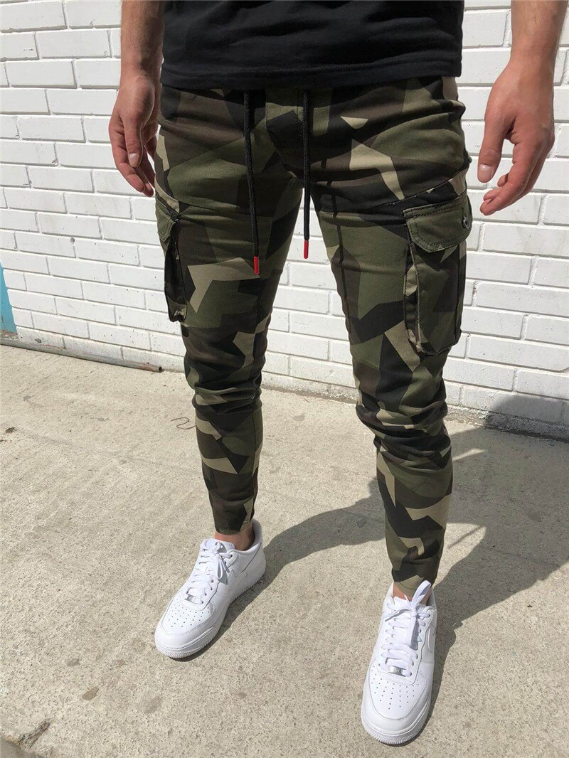 2020 New Men's Camouflage Pants Men Bodybuilding Joggers Sweatpants Autumn Streetwear Male Fitness Casual Sports Trousers