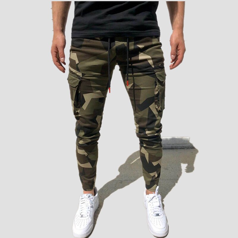 2020 New Men's Camouflage Pants Men Bodybuilding Joggers Sweatpants Autumn Streetwear Male Fitness Casual Sports Trousers