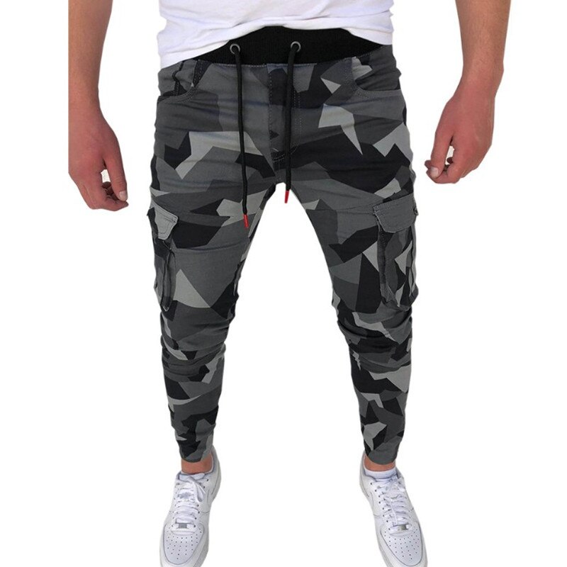 2020 New Men's Camouflage Pants Men Bodybuilding Joggers Sweatpants Autumn Streetwear Male Fitness Casual Sports Trousers