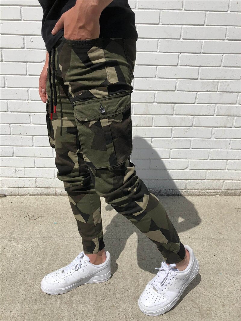 2020 New Men's Camouflage Pants Men Bodybuilding Joggers Sweatpants Autumn Streetwear Male Fitness Casual Sports Trousers