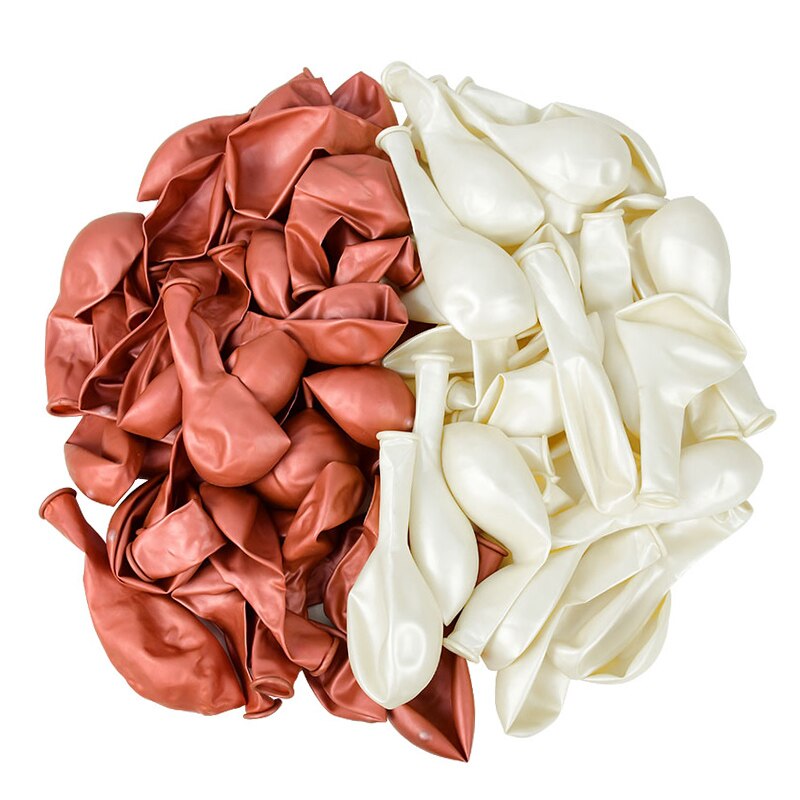 130Pcs Rose Gold Balloon Arch Garland Kit Latex Confetti Balloons for Wedding Bridal Birthday Party Decorations Baby Shower Girl