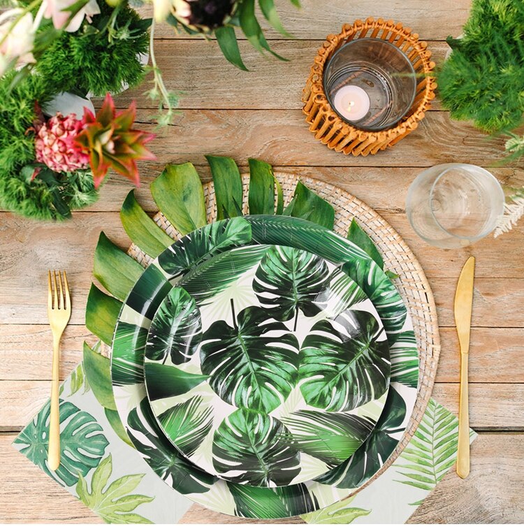 Tropical Hawaiian Balloon Garland Arch Kit Balloon Chain Pink Flamingo Birthday Decor Summer Hawaii Party Decoration Luau Aloha