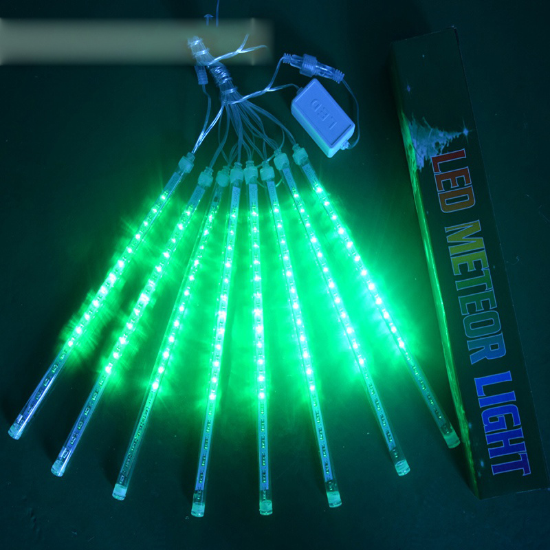 LED Meteor Shower Rain Lights Waterproof Falling Raindrop Fairy String Light for Christmas Holiday Party Patio Decor 30/50CM