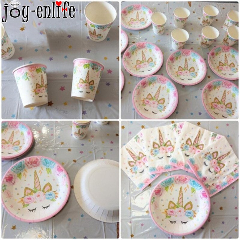 Unicorn Party 3 Tier Foldable Cupcake Stand Birthday Party Decoration Kids Cake Display Stand Baby Shower Decor Supplies