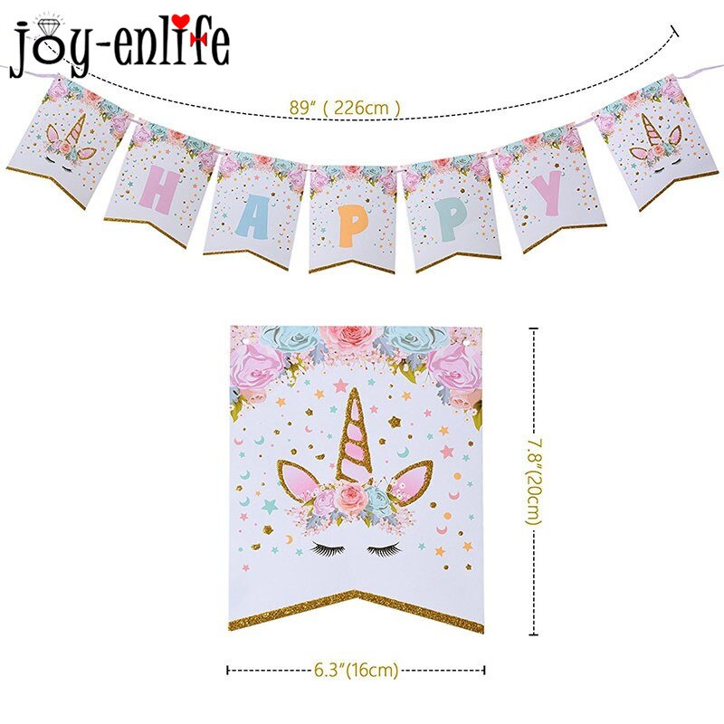 Unicorn Party 3 Tier Foldable Cupcake Stand Birthday Party Decoration Kids Cake Display Stand Baby Shower Decor Supplies