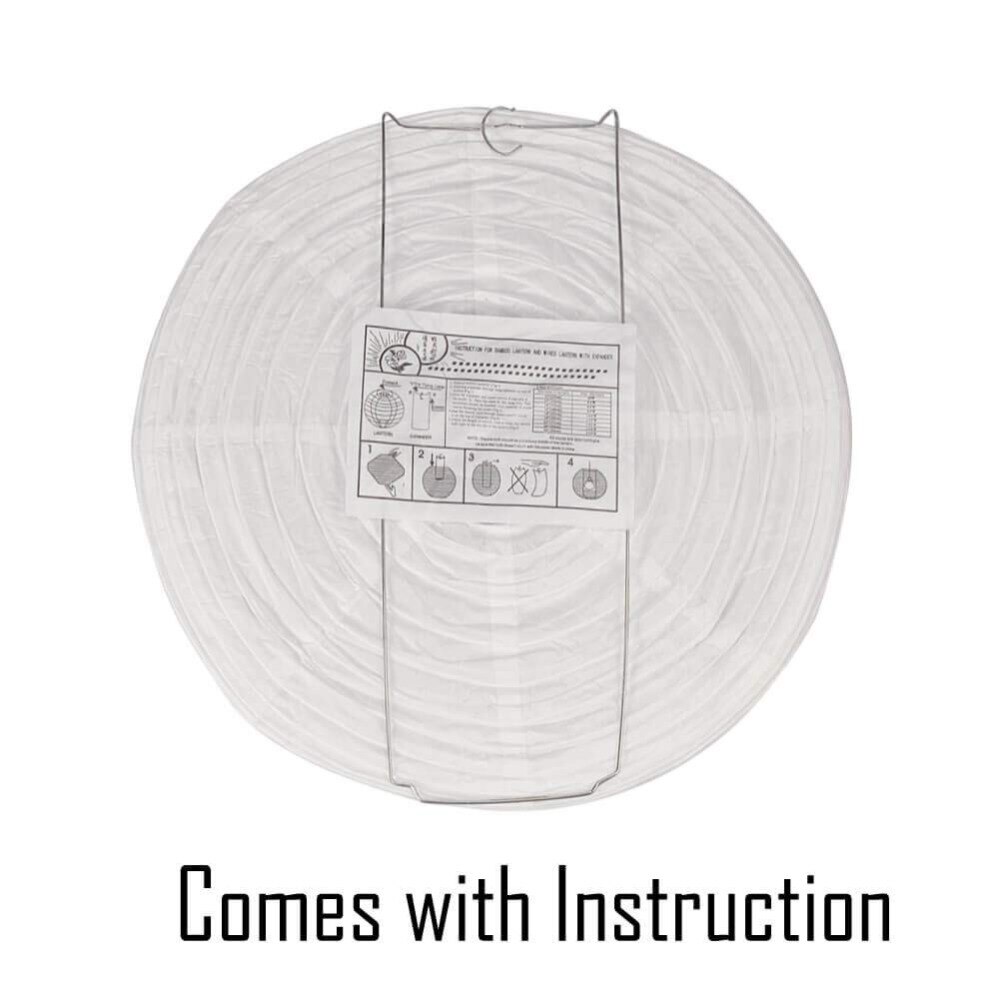 20 Pack Chinese Papier Lampion Paper Lantern  4” 6” 8” 10” 12” Hanging Lanterns Ball Wedding Christmas Event Party Decorations